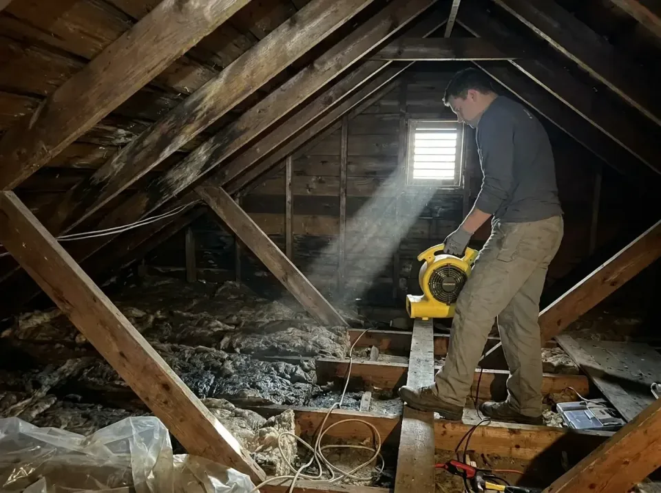 attic-water-damage-drying-proc-007 — frequently asked questions, Emergency Water Extraction & 24/7 Flood Response in Saranac…